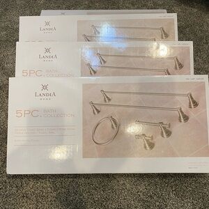 Landia Home 5 piece Bath Collection.